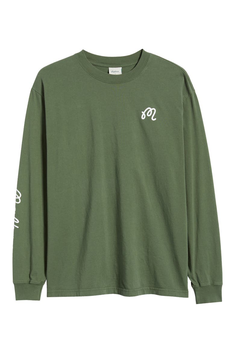 Gorse Long Sleeve T-shirt, Alternate, color, OLIVINE