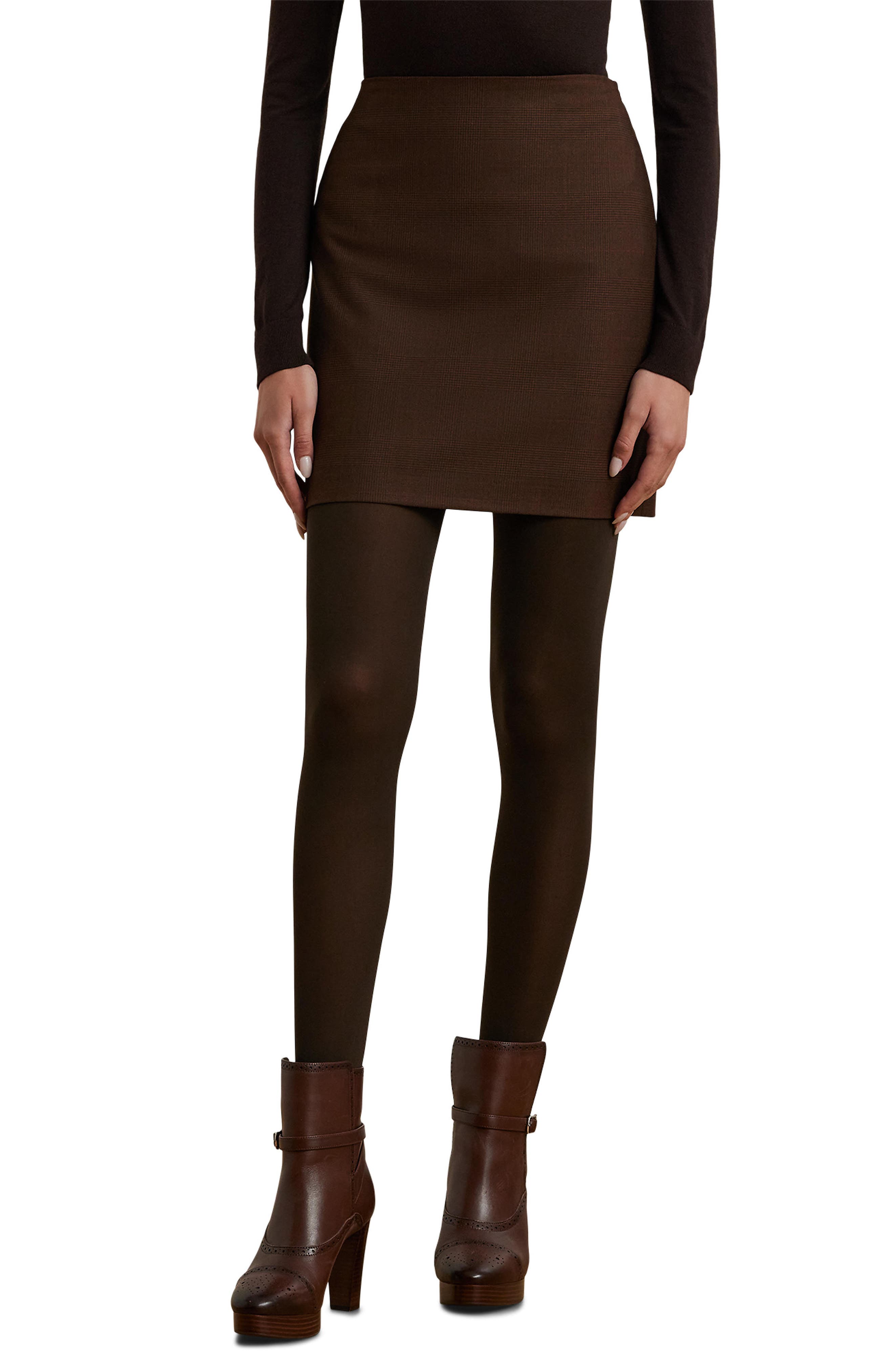 Lauren Ralph Lauren Yarn Dye High Waist Skirt