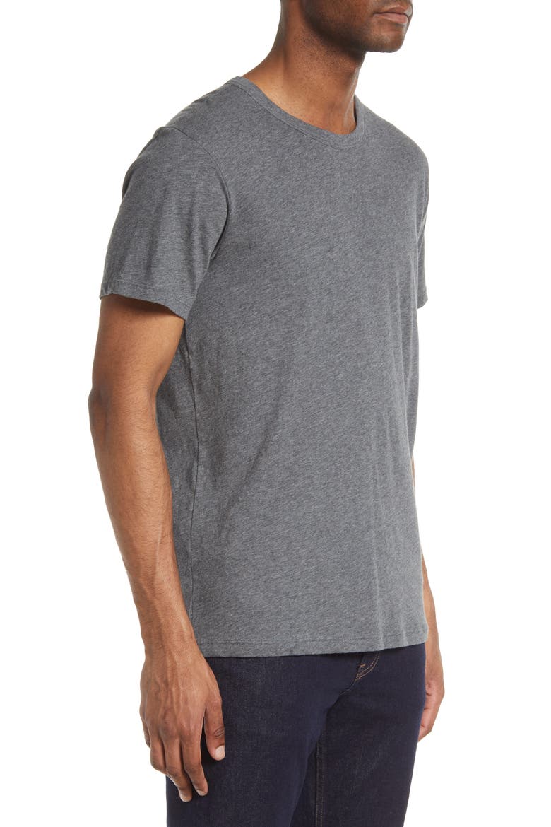 Men's Feather Weight Crewneck T-Shirt, Alternate, color, HEATHER GREY