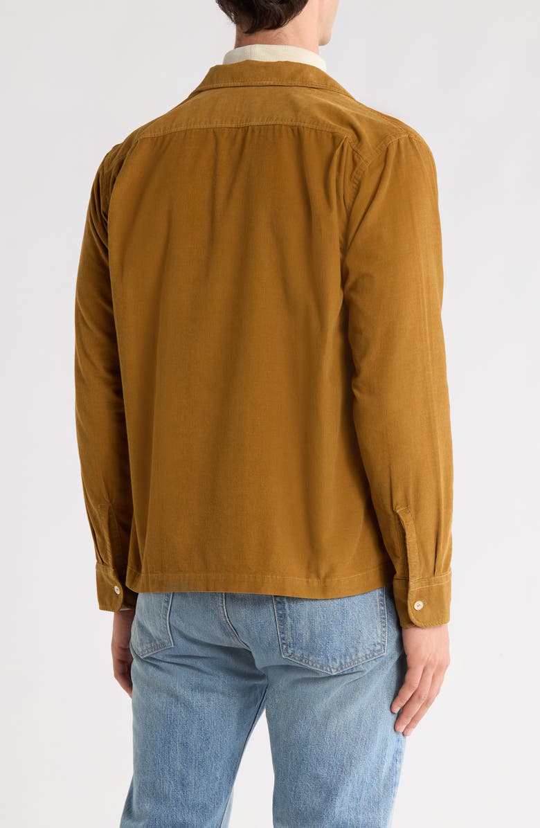 BUCK MASON Pinwale Corduroy Button-Up Shirt, Alternate, color, Golden Rye