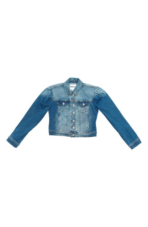 Bayeas Puff Shoulder Crop Denim Jacket