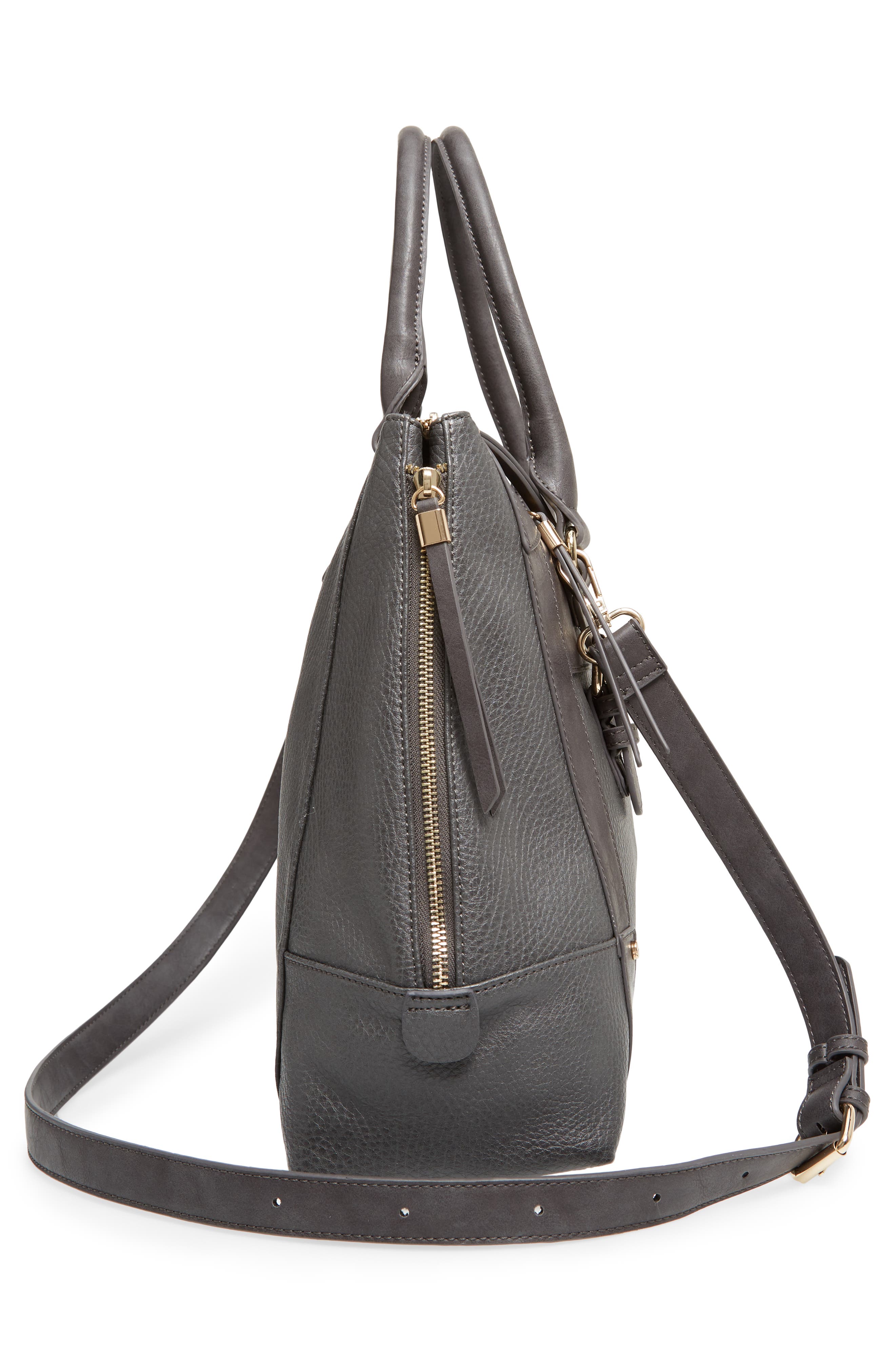 Sole Society 'Susan' Winged Faux Leather Tote, Alternate, color, 