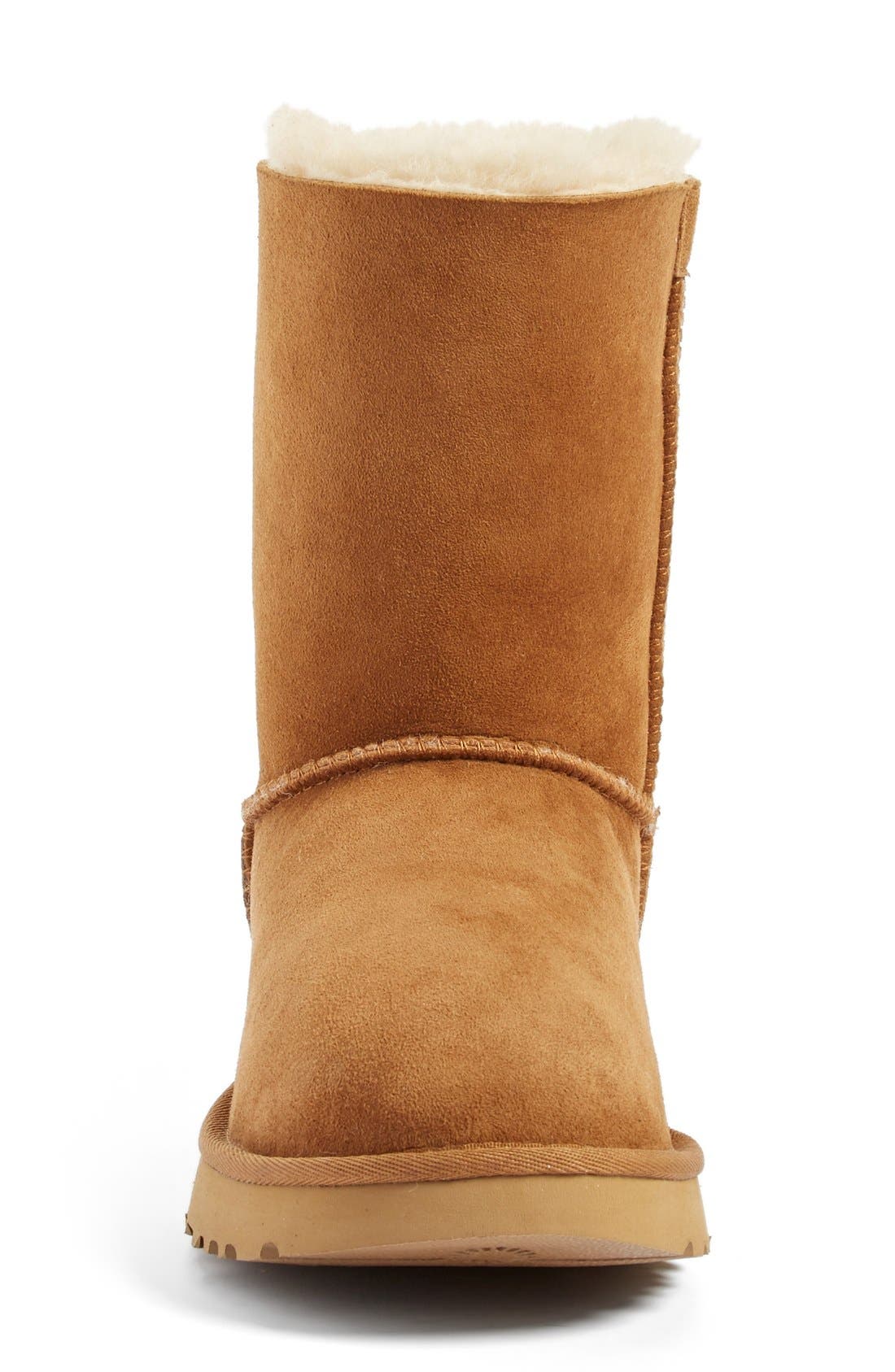 UGG<sup>®</sup> Bailey Bow II Genuine Shearling Boot, Alternate, color, Chestnut Suede