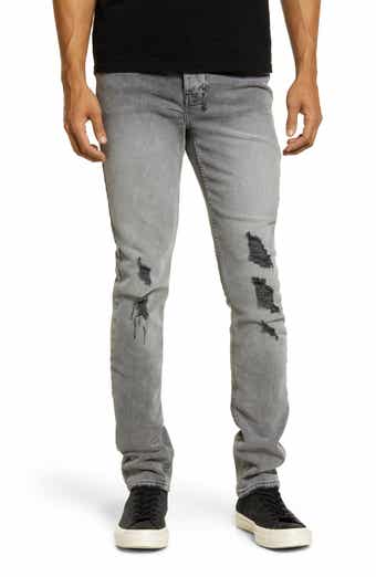 Chitch Prodigy Trashed Ripped Slim Fit Stretch Denim Jeans
