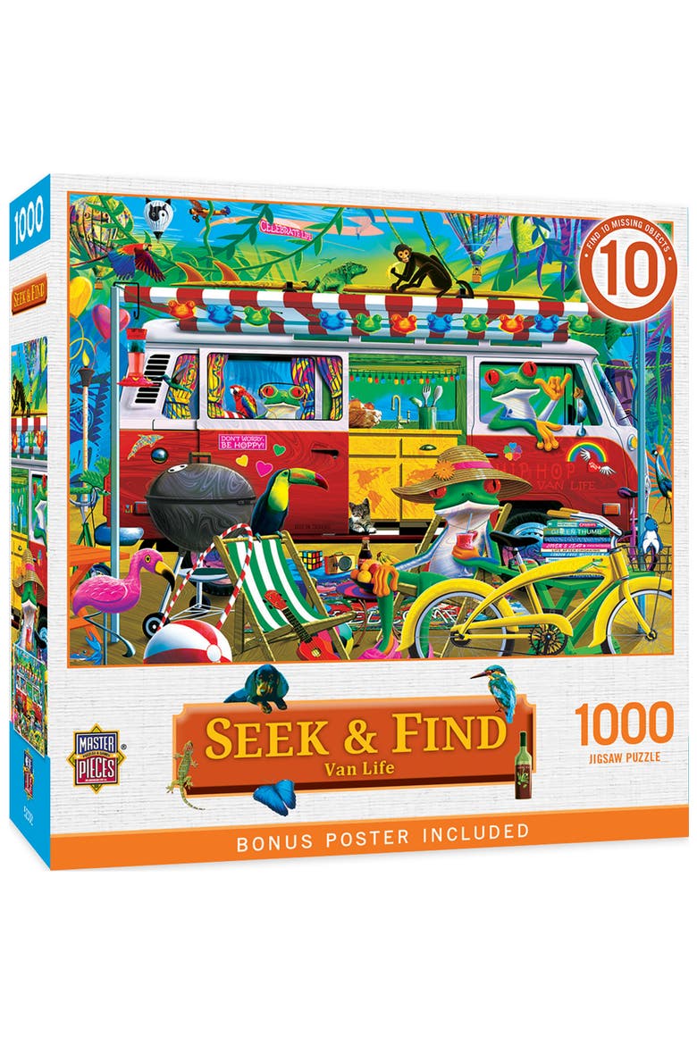 Van Life 1000 Piece Jigsaw Puzzle, Main, color, Multicolor