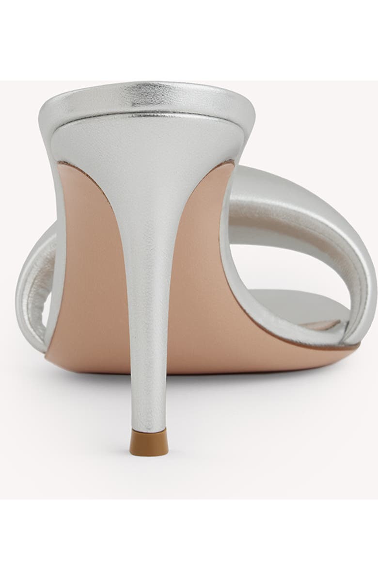 Gianvito Rossi Bijoux Mule 85, Alternate, color, Silver