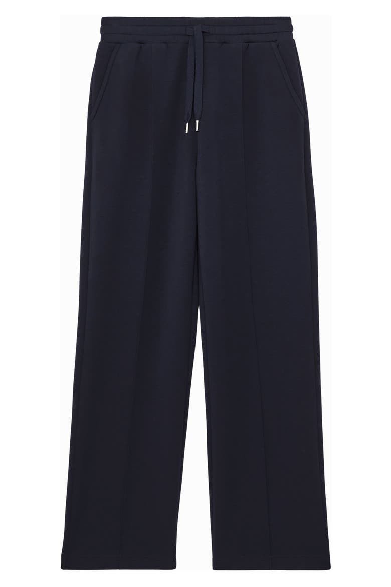 Jemma Pintuck Pleat Front Drawstring Pants, Alternate, color, NAVY