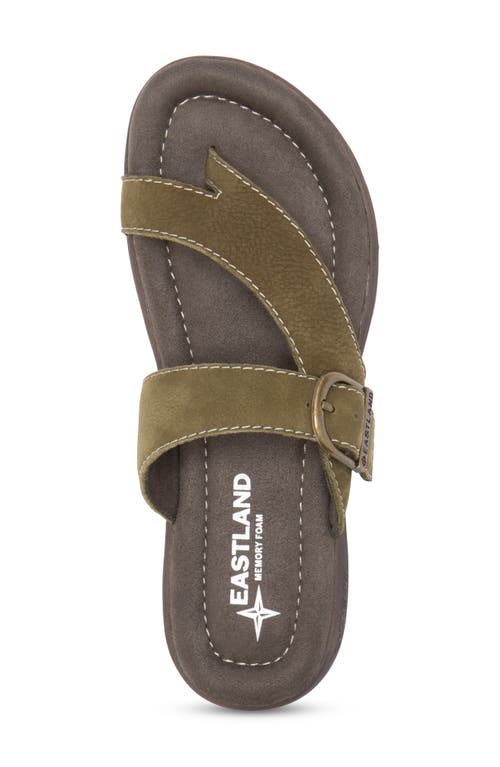 Shop Eastland Tahiti Ii Slide Sandal In Olive