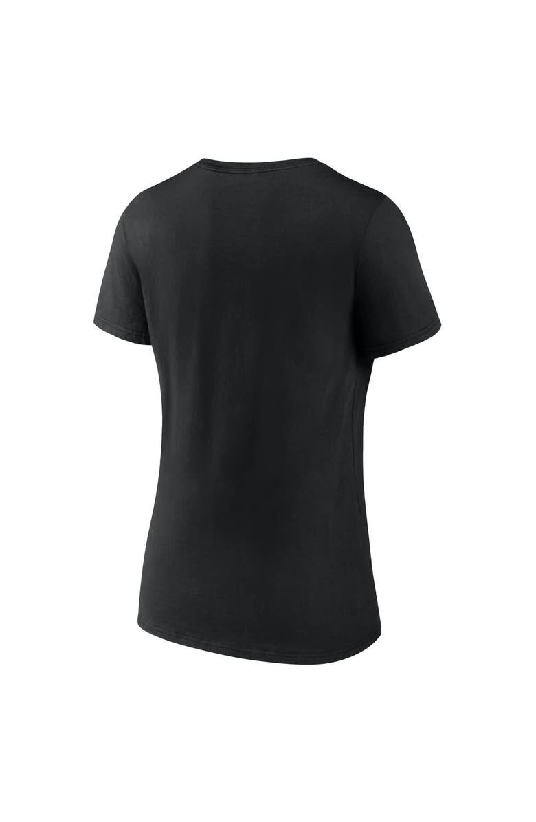 Fanatics MTO Label Women's Black Toronto Tempo Team Wordmark V-Neck T-Shirt, Alternate, color, Black