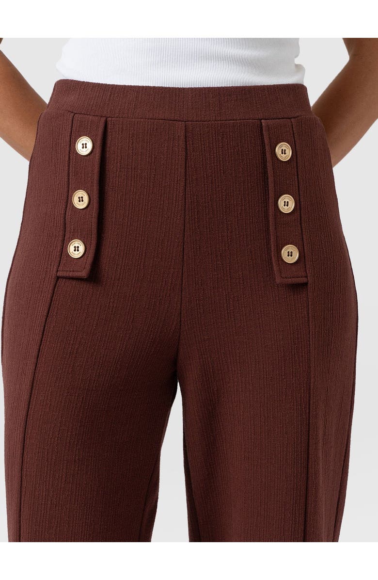 Saint + Sofia Chelsea Pant, Alternate, color, Maroon Textured