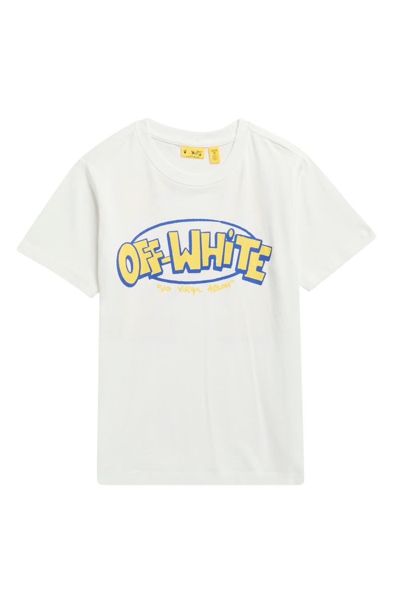 Off-White Kids' Doodle Graphic T-Shirt, Main, color, White