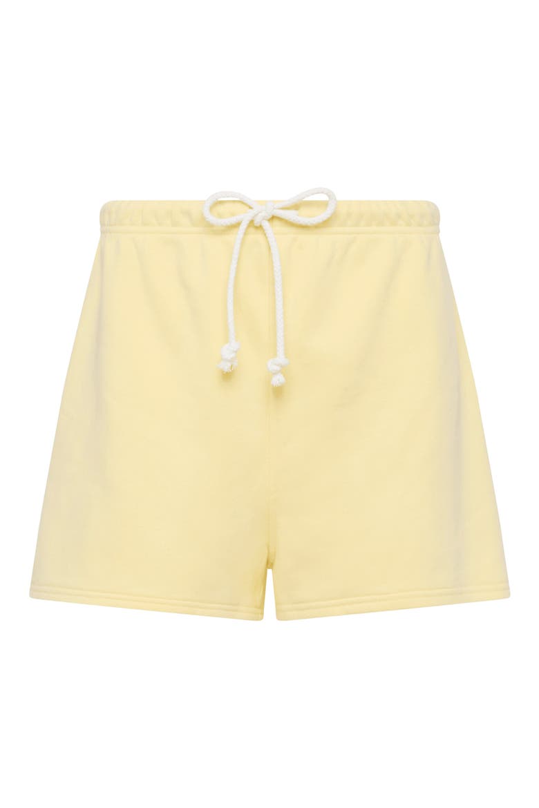 French Terry Shorts, Alternate, color, LEMON