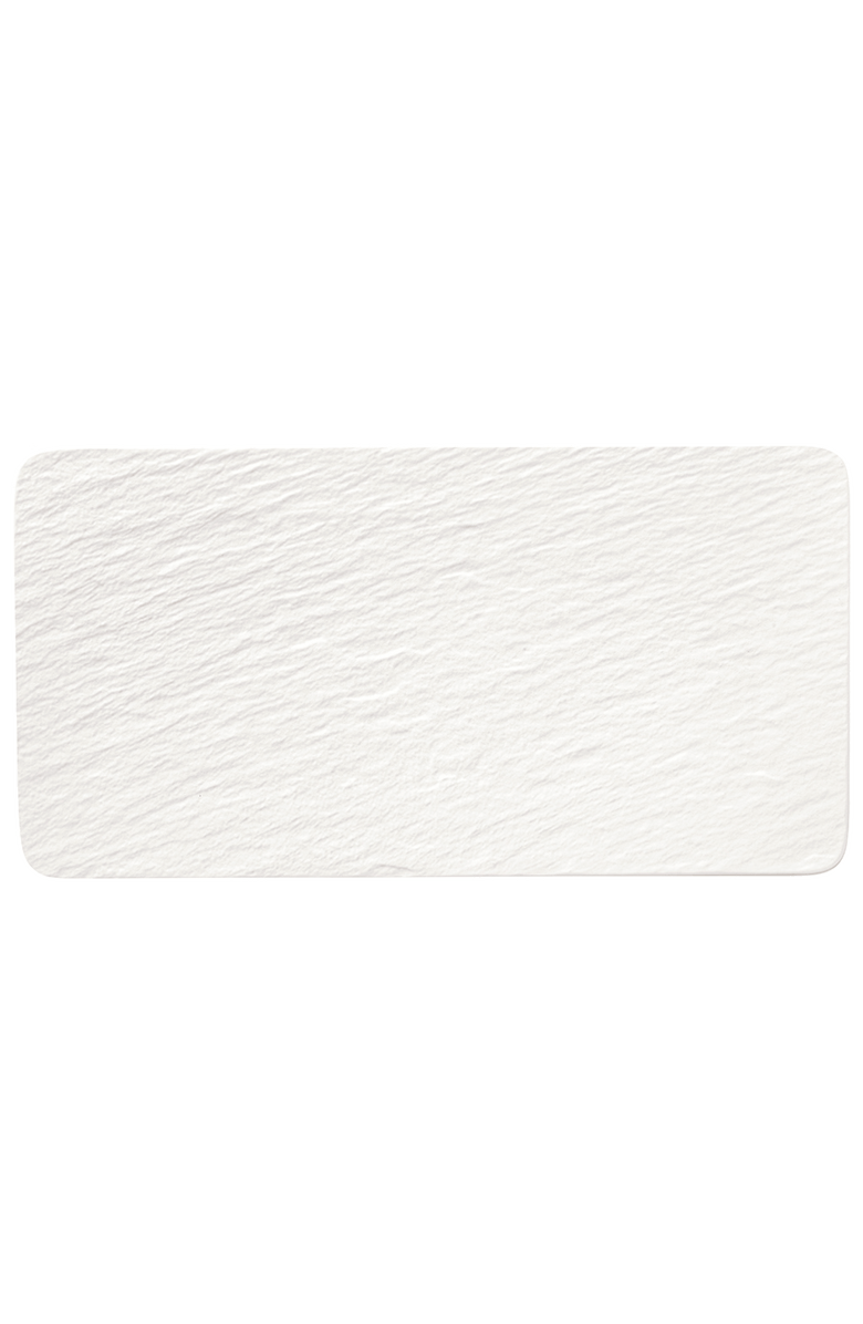 Villeroy & Boch Manufacture Rock blanc Rectangular Serving Plate, Main, color, White