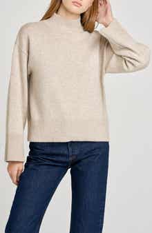 WAYF Addison Mock Neck Sweater
