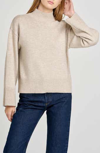 WAYF Addison Mock Neck Sweater