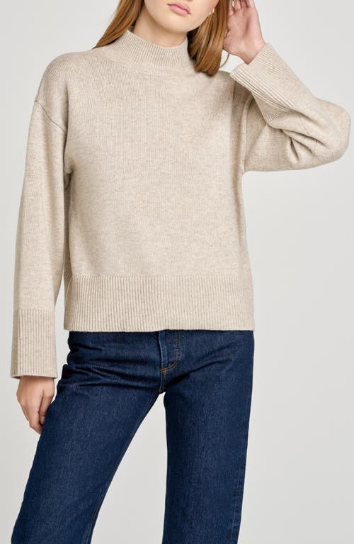 WAYF Addison Mock Neck Sweater in Oat  product