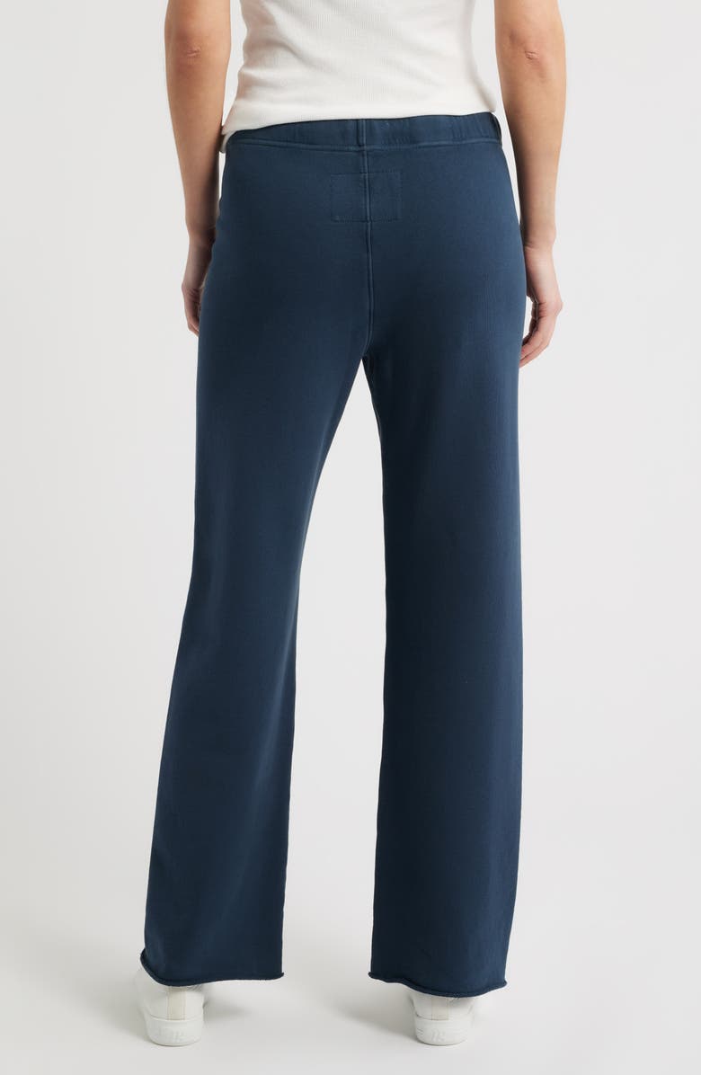 Frank & Eileen Catherine Raw Hem Cotton Sweatpants, Alternate, color, Vintage Navy