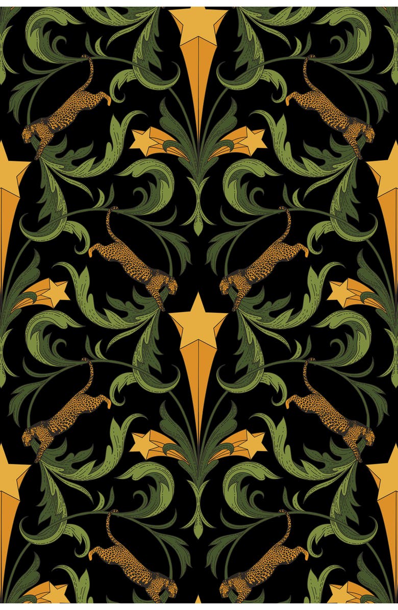 Henelle Duster Robe, Alternate, color, Hollywood Nights