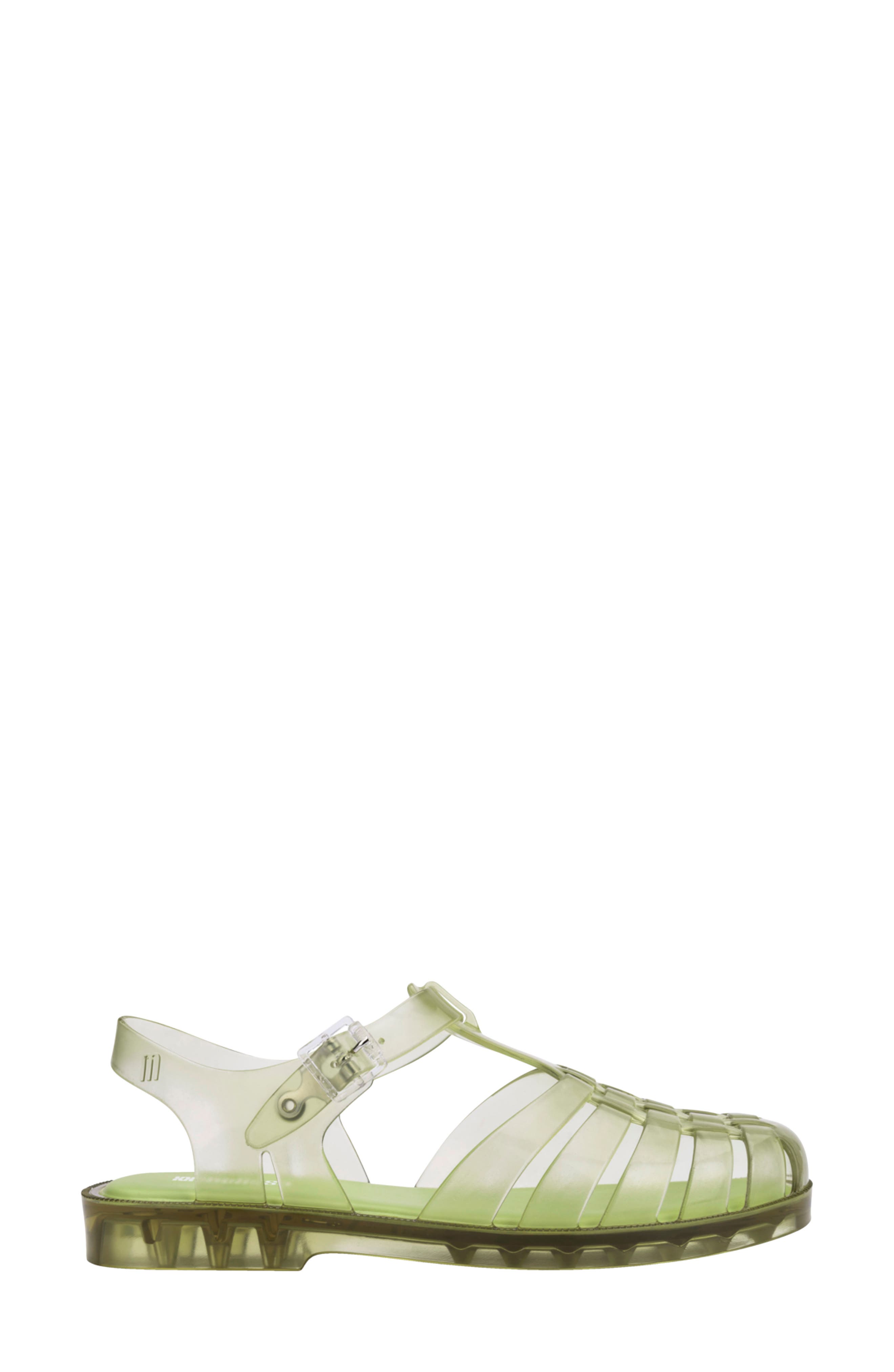 Possession Jelly Fisherman Sandal, Alternate, color, TRANSP GREEN