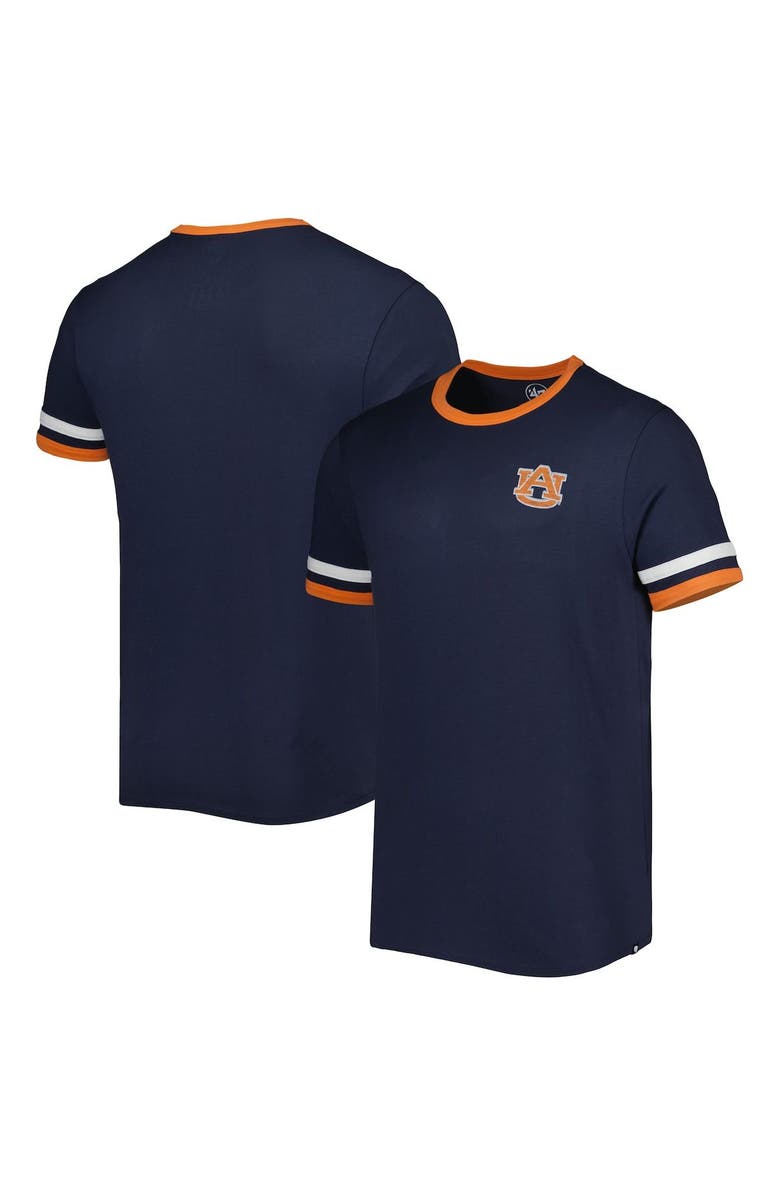'47 Men's '47 Navy Auburn Tigers Otis Ringer T-Shirt, Main, color, 