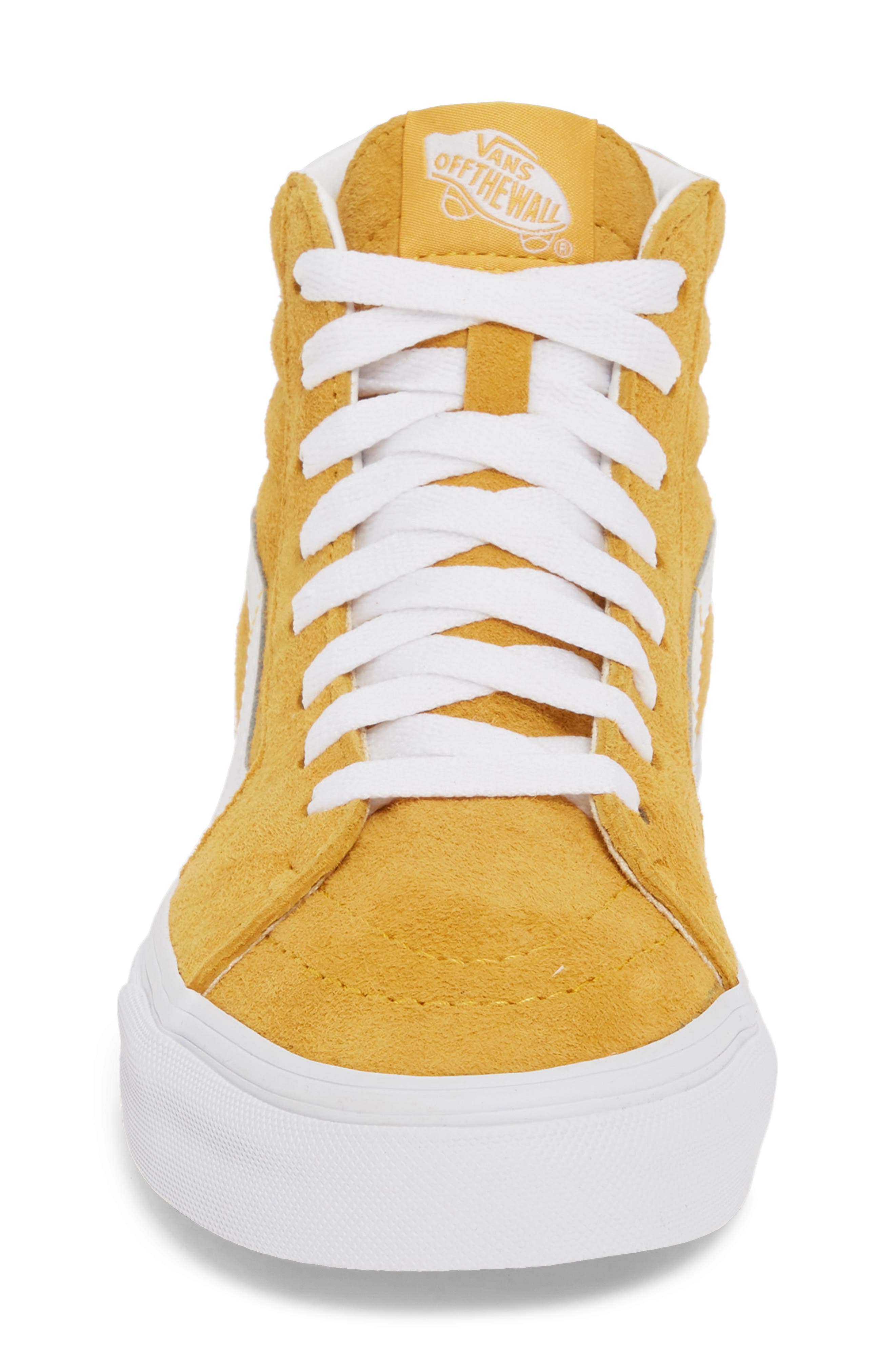 Sk8-Hi Suede High Top Sneaker, Alternate, color, MANGO MOJITO/ TRUE WHITE