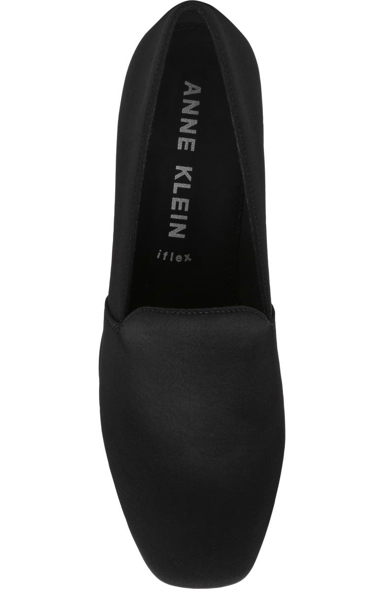 Anne Klein Wendell Wedge Pump, Alternate, color, Black Stretch