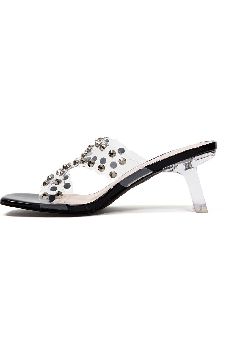 NINETY UNION Mika Stud Slide Sandal, Alternate, color, Black