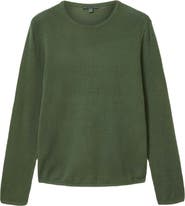 John Varvatos Montclair Mesh Stitch Organic Cotton Blend Sweater