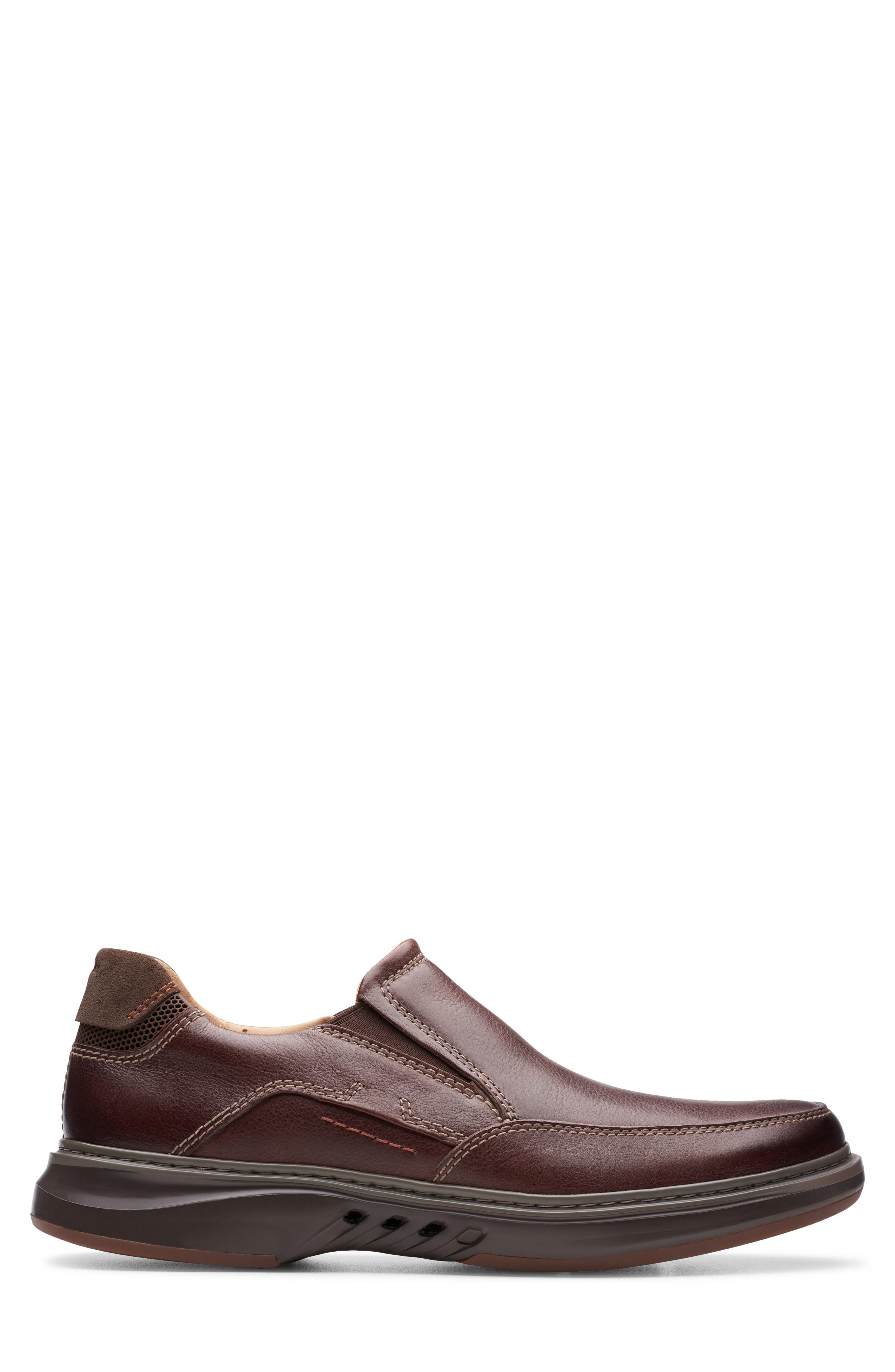 Un Briley Step Loafer, Alternate, color, MAHOGANY LEATHER