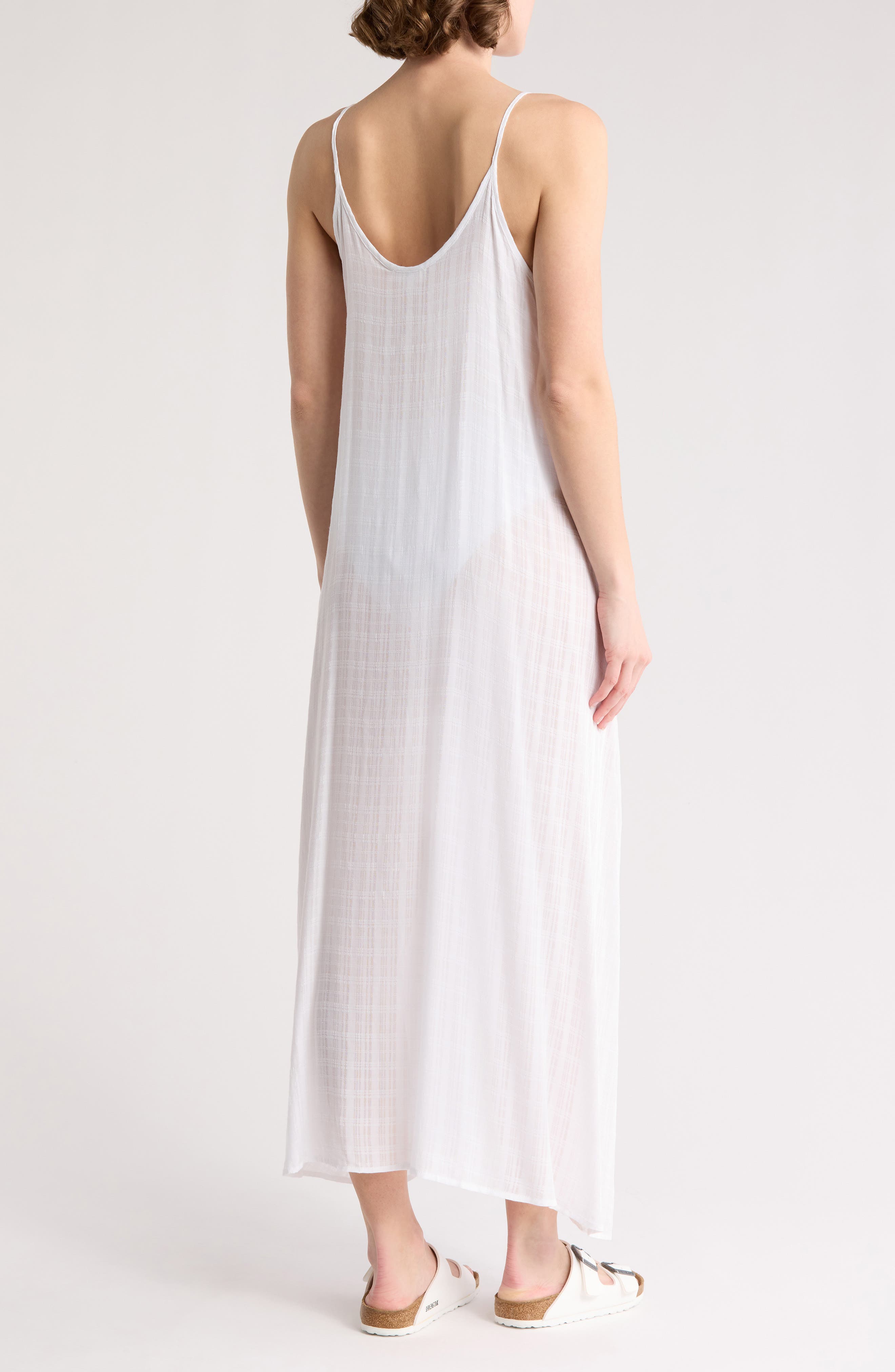 Textured Flowy Cover-Up Dress - image 4