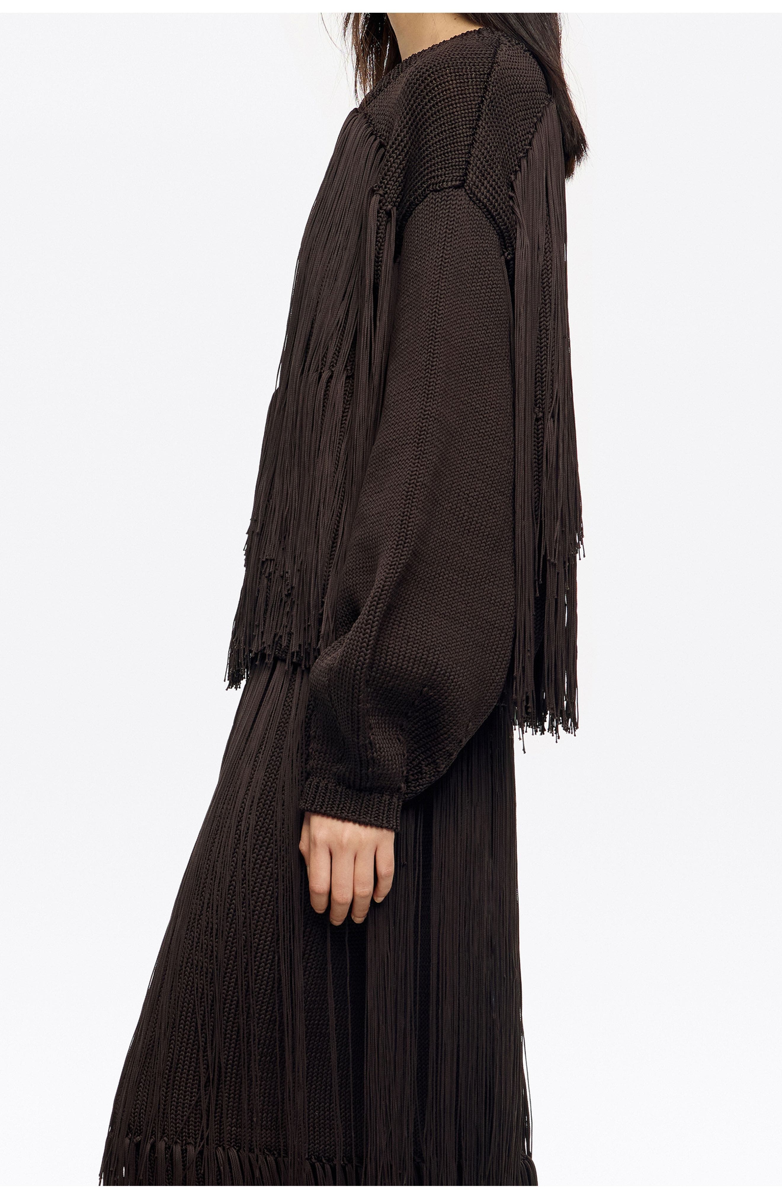 Fringed Balloon Sweater - image 2