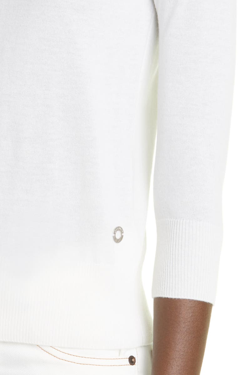 Loro Piana Girocollo Manica Cashmere Sweater, Alternate, color,