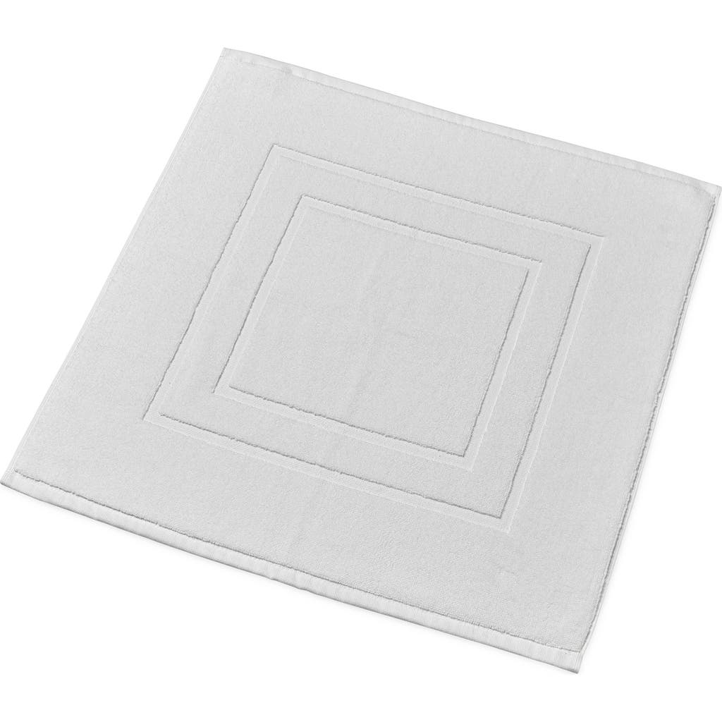 Christy Brixton Textured Soft Cotton Bath Mat In White