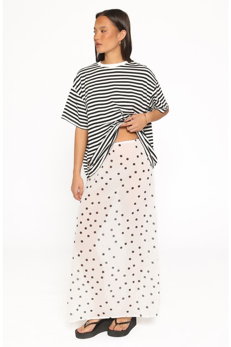 Tammi 2-Piece Skirt Set, Alternate, color, WHITE BLACK