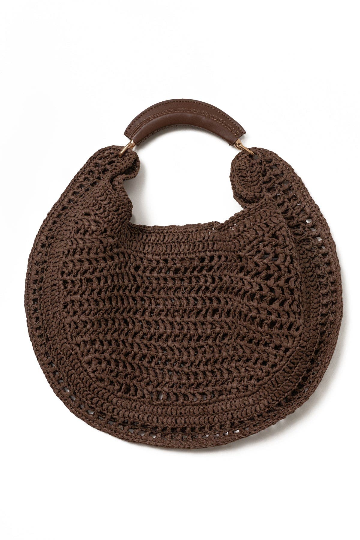 Seaside Woven Bag, Alternate, color, Chocolate