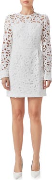 Endless Rose Floral Lace Long Sleeve Minidress