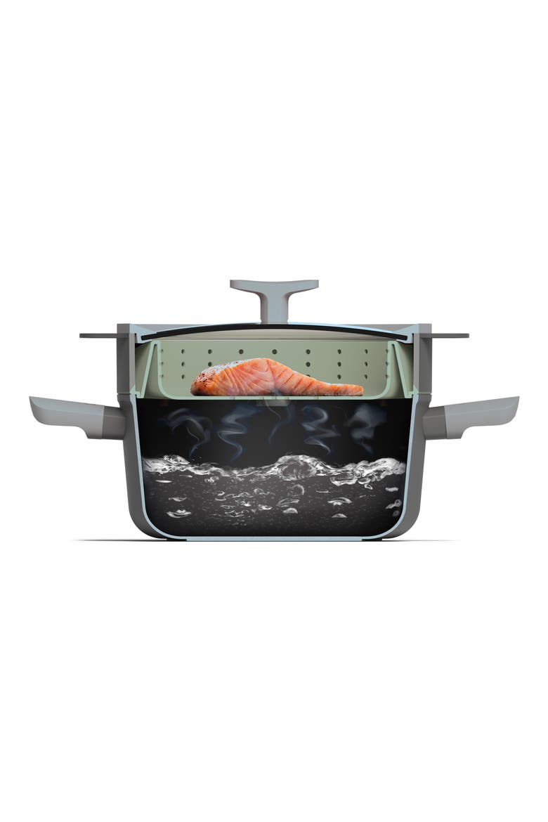 Leo Balance Collapsible Steamer, Alternate, color, SAGE