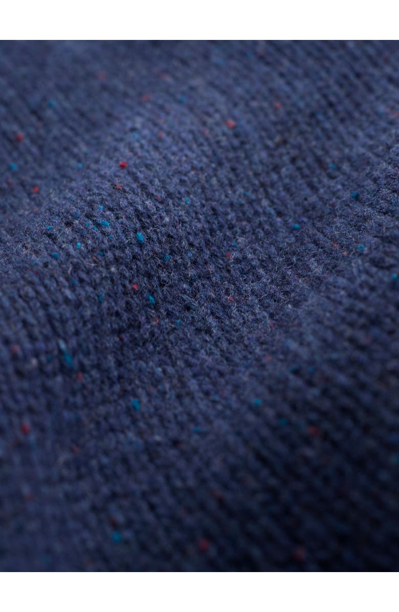 Celtic & Co. Flecked Hooded Coatigan, Alternate, color, Navy