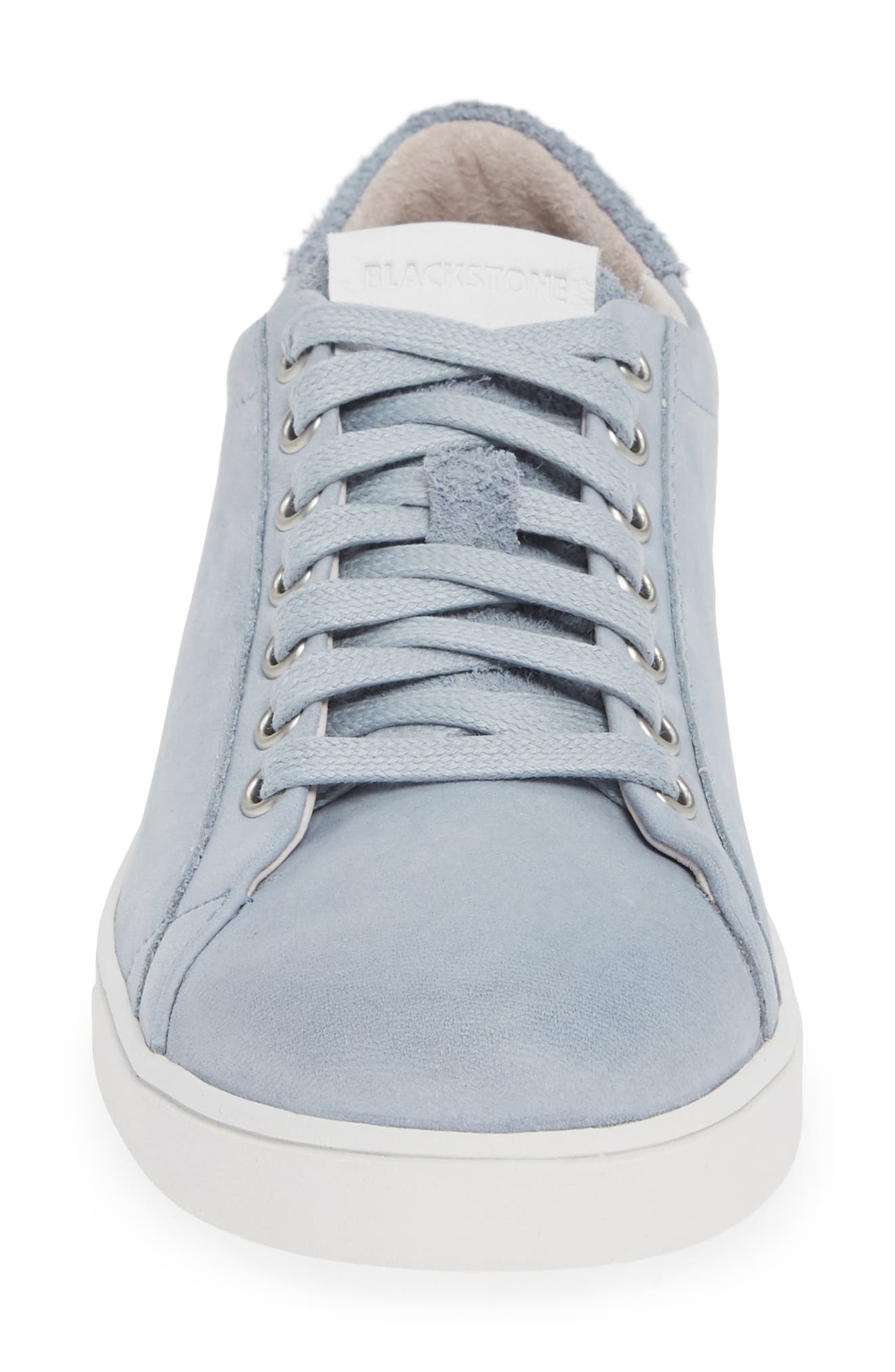 RL85 Low Top Sneaker, Alternate, color, CHAMBRAY BLUE LEATHER