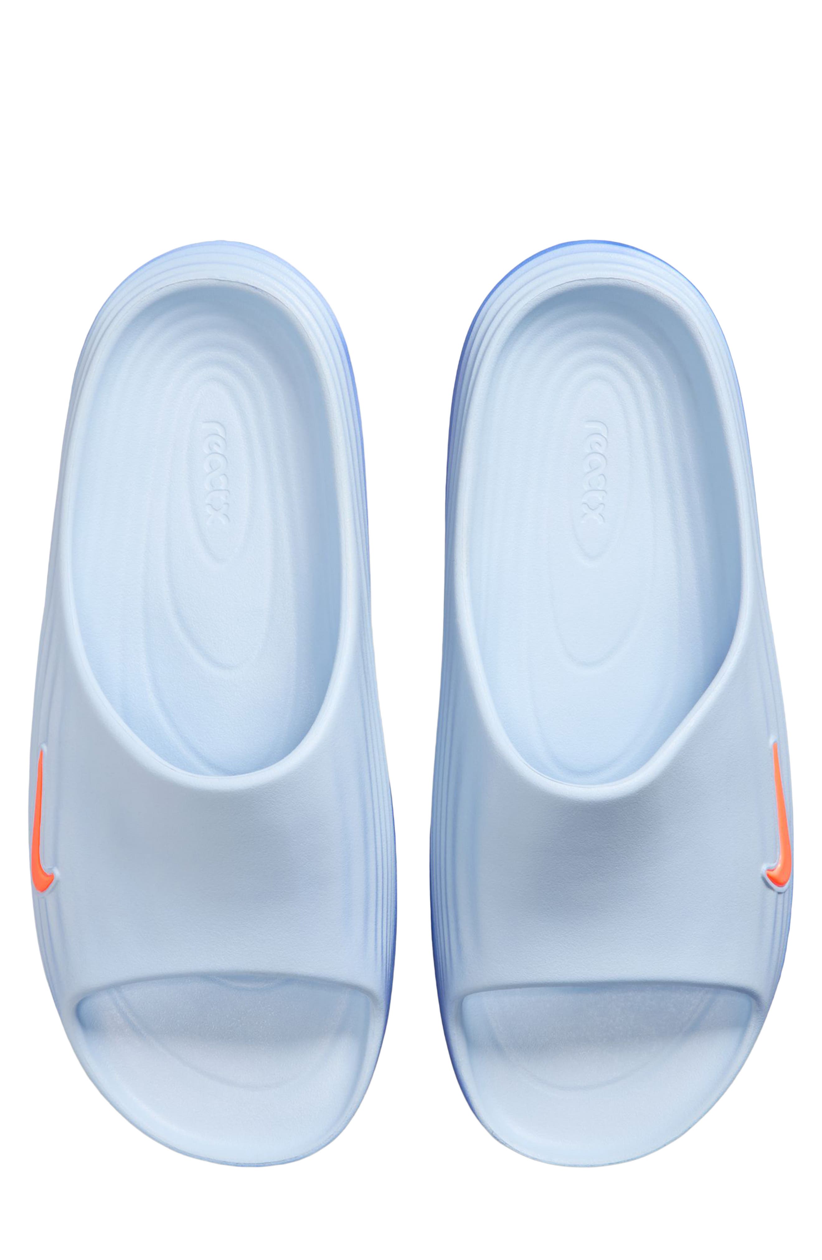Nike ReactX Rejuven8 Slide, Alternate, color, Hydrogen Blue/ Total Orange