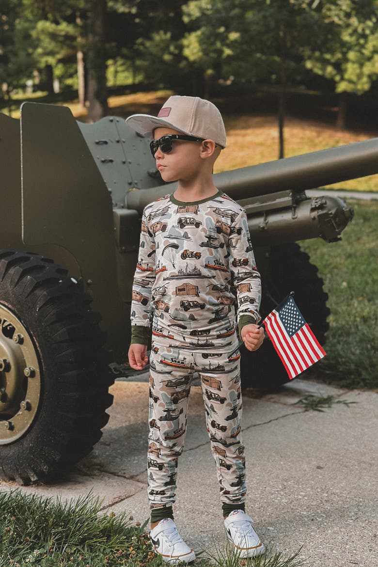 The Brave 2.0 2 Piece Pajama Set, Alternate, color, Camo