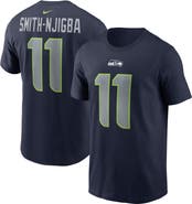 Nike Men's Nike Jaxon Smith-Njigba Navy Seattle Seahawks 2023 NFL Draft First Round Pick Player Name & Number T-Shirt