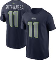 Nike Men's Nike Jaxon Smith-Njigba Navy Seattle Seahawks 2023 NFL Draft First Round Pick Player Name & Number T-Shirt