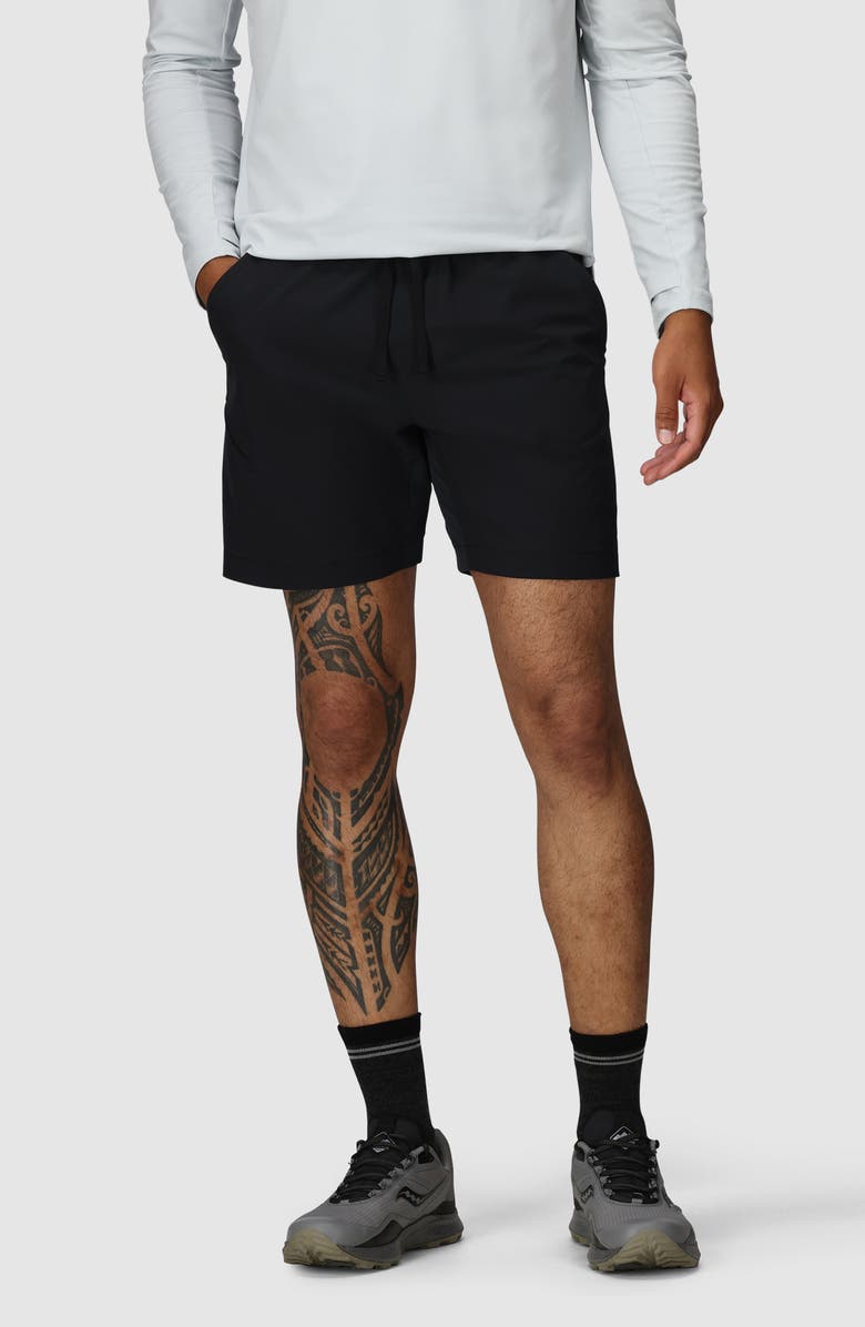 Outdoor Research Swift Lite Drawstring Shorts, Main, color, Black