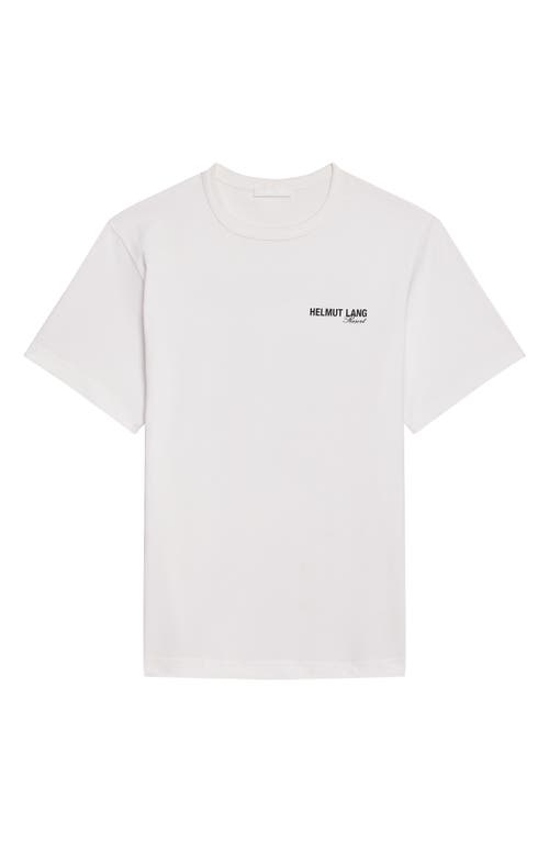 Helmut Lang Ski Map Graphic T-shirt In White
