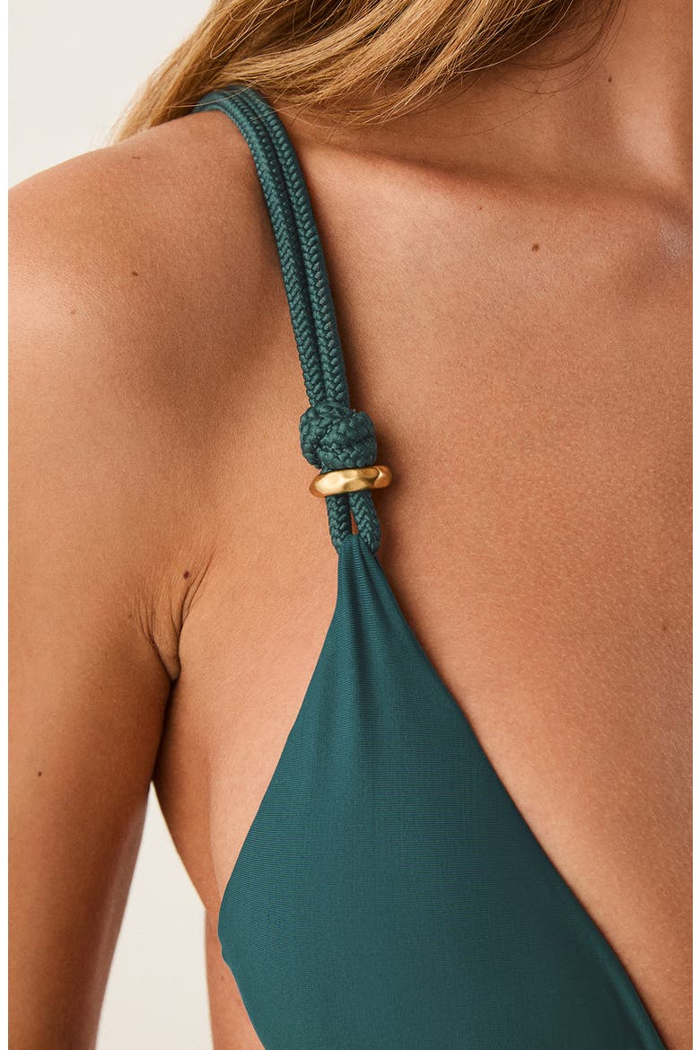 Gal Parallel Triangle Bikini Top, Alternate, color, GREEN