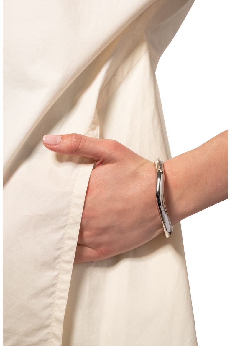 Small Molten Bangle Bracelet, Alternate, color, NO STONES