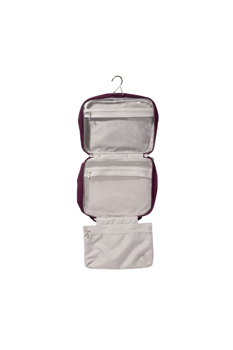 Hanging Travel Toiletry Kit, Alternate, color, MULBERRY
