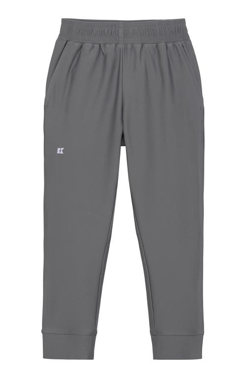 Courtside Kids Boys Warm-up Jogger Pant In Gray
