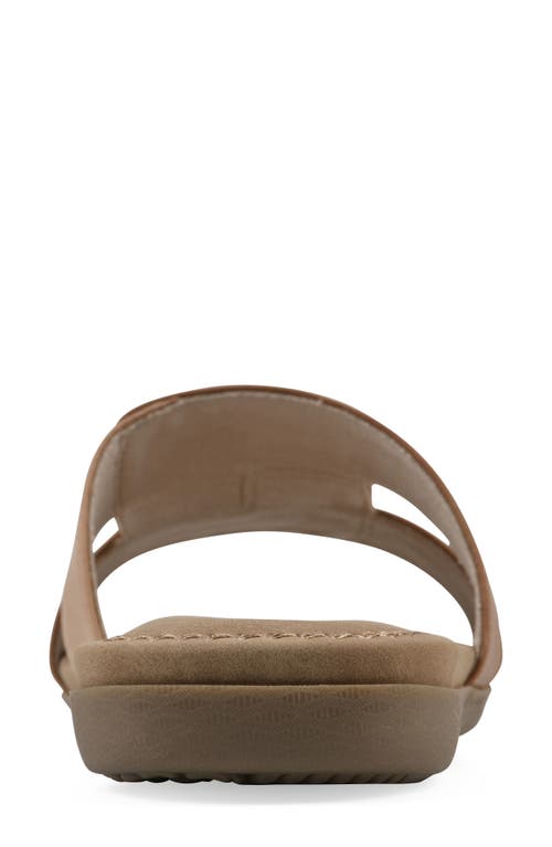 Cliffs By White Mountain Fraida Slide Sandal In Natural Nubuck